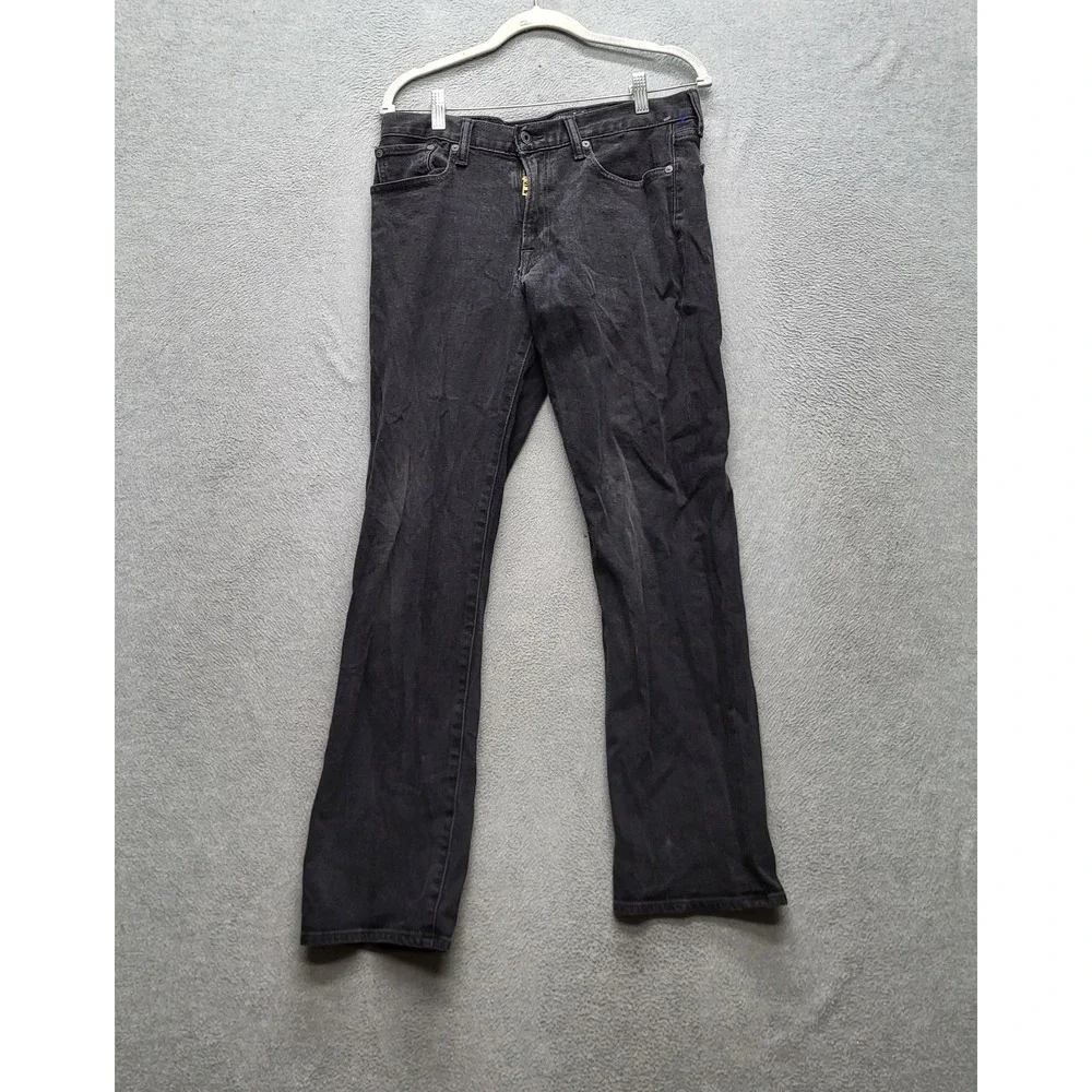 Lucky Brand Men Jeans‎ 32R Black Denim Asilomar Beach 31